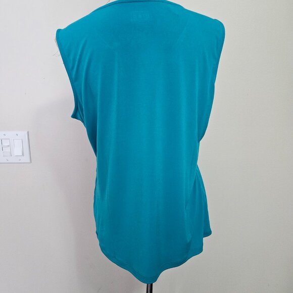 3/$25 Teal Sleeveless Top - Picture 3 of 10